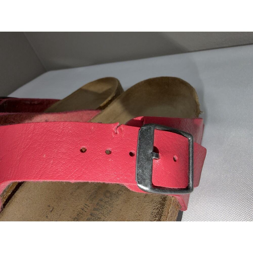 Birkenstock Women’s Gizeh Thong Sandals Cork Footbed Pink Size 9 EU 40 - Picture 13 of 14